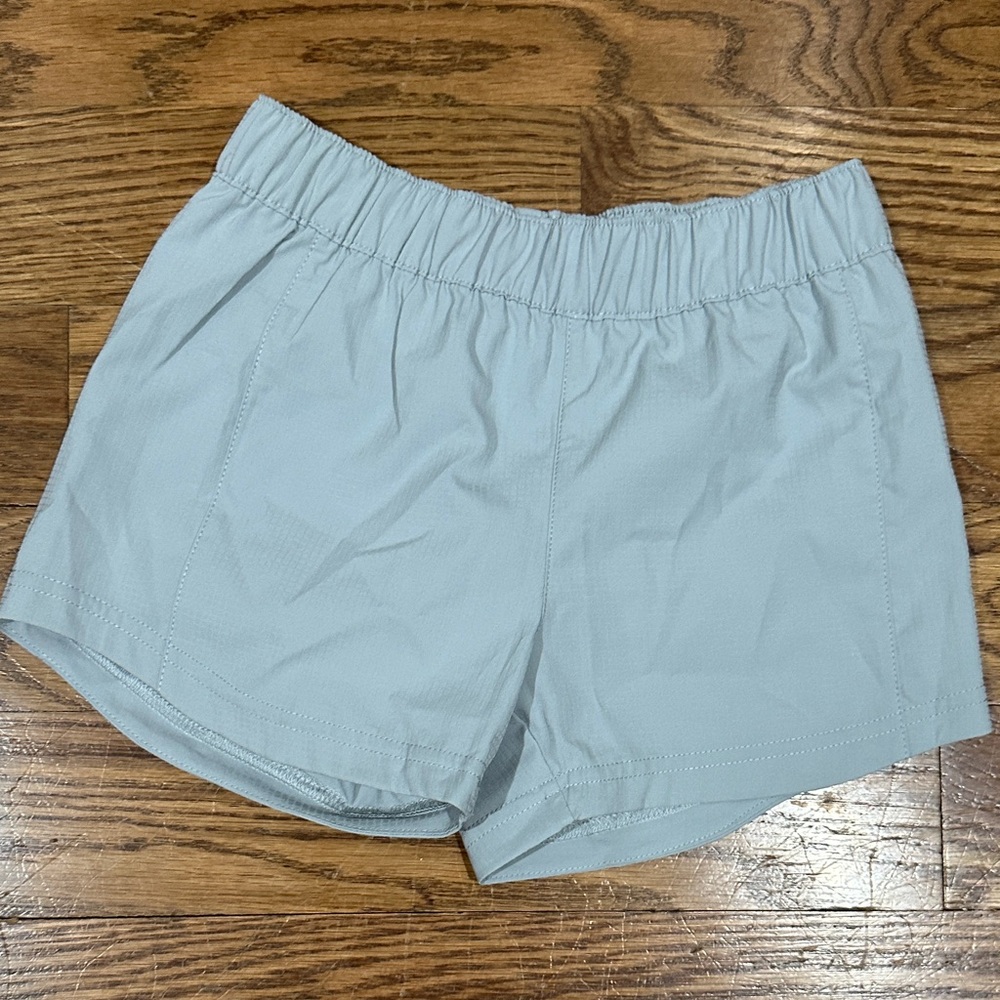 Girls Light Grey Athletic Shorts